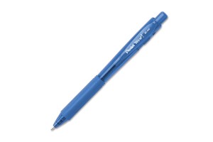 CANETA ESFEROG 1.0 RETRATIL WOW AZUL CLARO PENTEL
