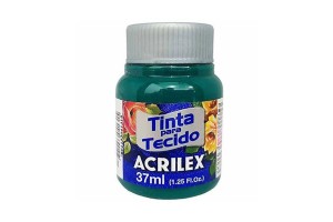 TINTA PARA TECIDO ACRILEX 37 ML VERDE BANDEIRA