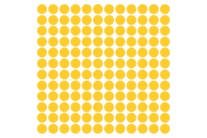 ETIQUETA ADESIVA TP19 19MM AMARELA C/ 210