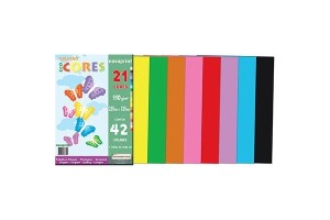 BLOCO CRIATIVO ECO 21 CORES NOVAPRINT