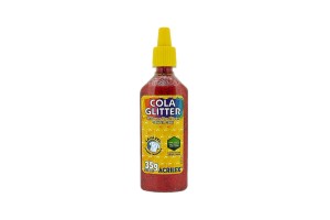 COLA GLITTER ACRILEX 35GR VERMELHO