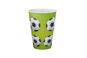 COPO DE PAPEL 250 ML C/8 UNI - FUTEBOL