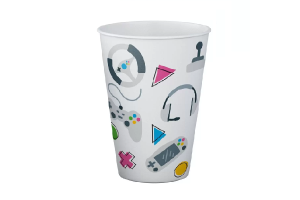 COPO DE PAPEL 250 ML C/8 UNI - GAME
