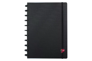 CADERNO POP DISC ALL BLACK GRANDE