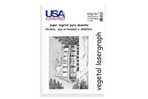 PAPEL VEGETAL 60G 210X297MM 50 FLS
