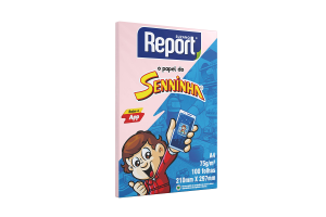 SULFITE SENNINHA A4 COM 100 FHS ROSA