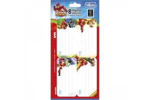 ETIQUETA ADESIVA POWER PLAYERS COM 8 UNIDADES